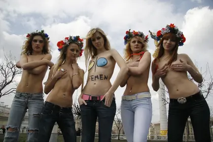 Femen wants to move from public exposure to political power