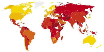 Ukraine inches up on international corruption index