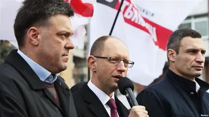 Yatseniuk sees good chances for Tiahnybok at 2015 presidential election
