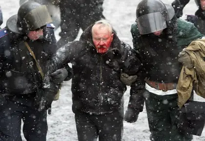 Over 150 injured in Kyiv clashes