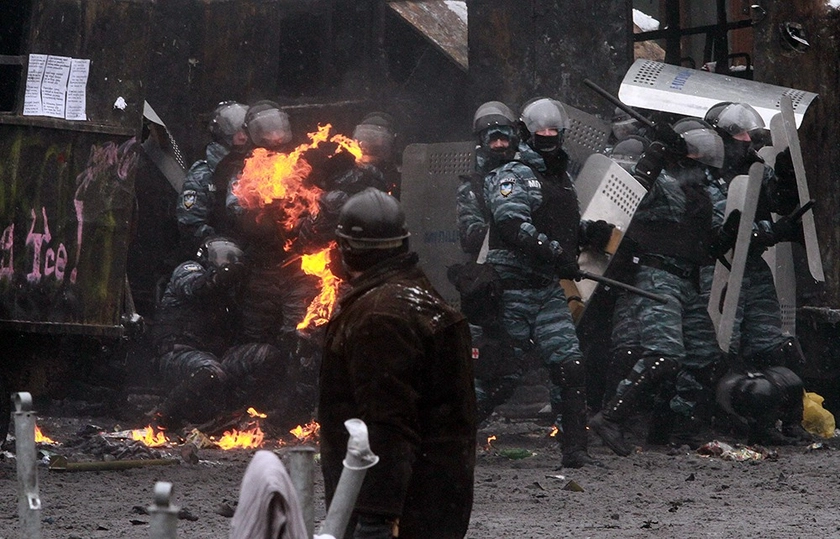 Police detain 12 people for attempt to block Cherkasy Regional State Administration