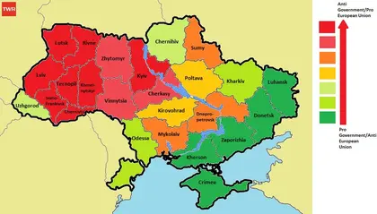 The World Reporter research: Ukraine political crisis, east vs. west