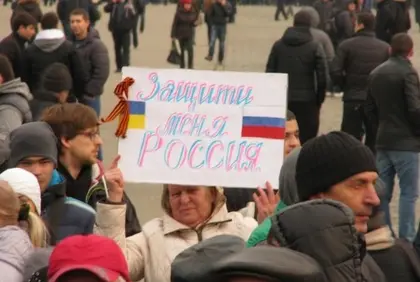 Pro-Russian rally draws 5,000 people in Ukraine’s Kharkiv
