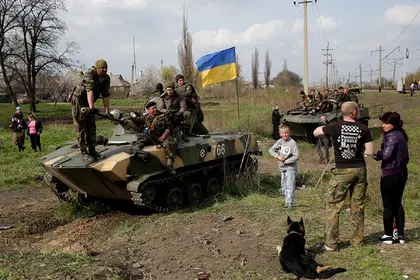 Ukraine recaptures two airborne combat vehicles on eve of truce