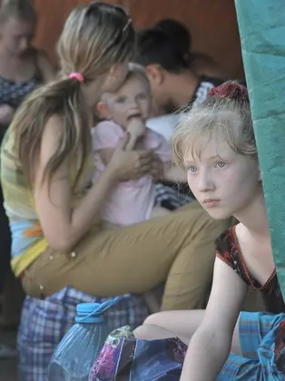 Western Ukraine’s Banderstadt shelters eastern Ukraine’s refugees