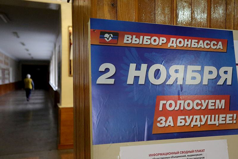 A prelude to a farce Prearranged ballots for Kremlinbacked breakaway
