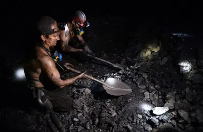 Coal output in Ukraine declines 22.4% in 2014