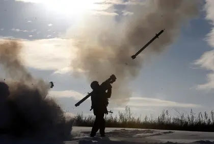 Fighting under way on Bakhmutka road in Luhansk Oblast