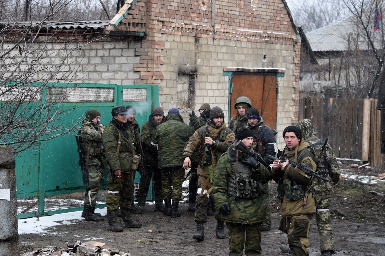 Nineteen Ukrainian troops killed near Debaltseve
