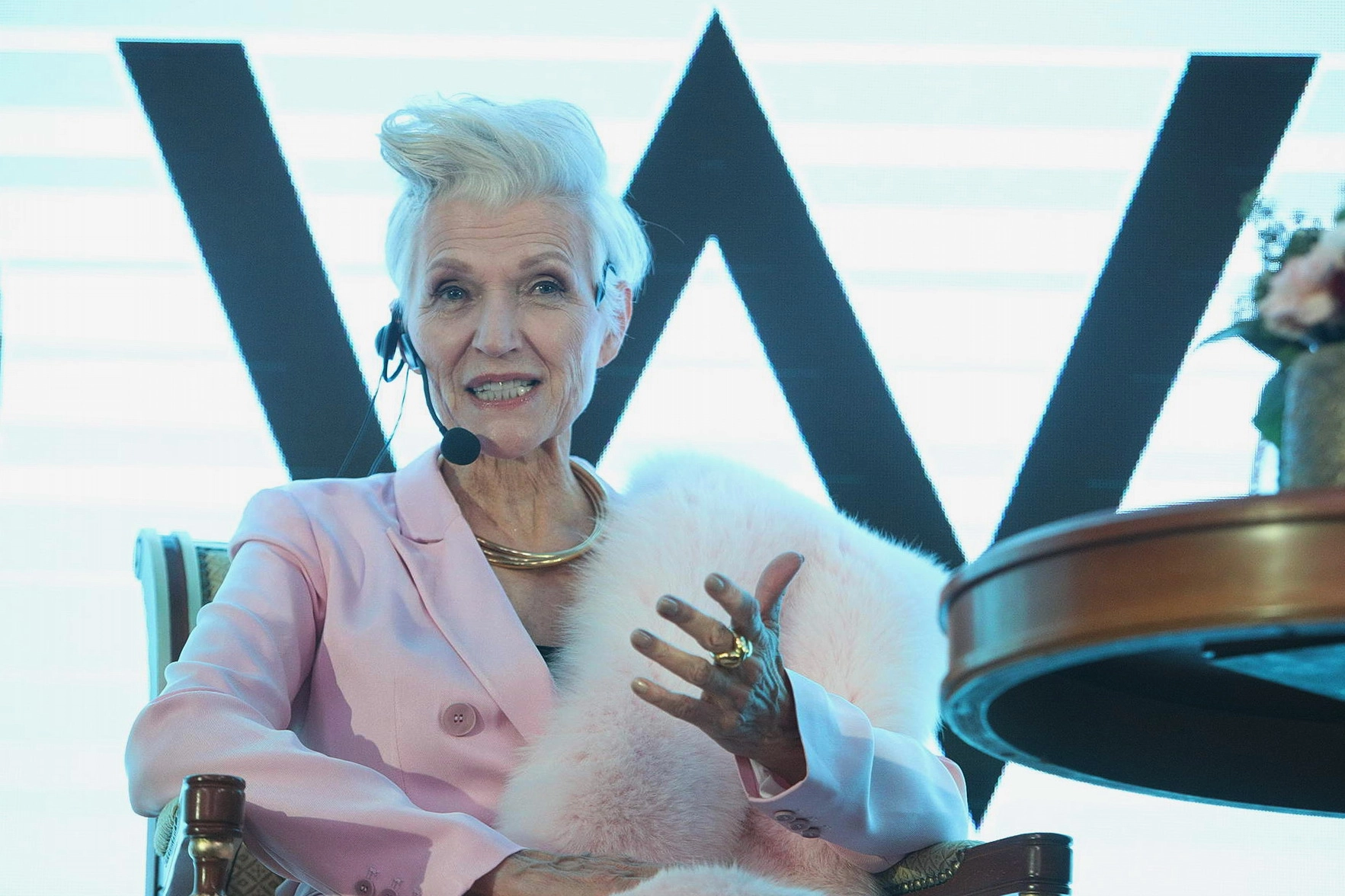 Maye Musk in Kyiv: Women should be ruling the world