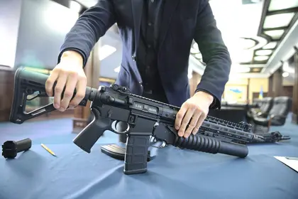 New Ukrainian M4-WAC47 rifle ‘a strong political message to Russia’