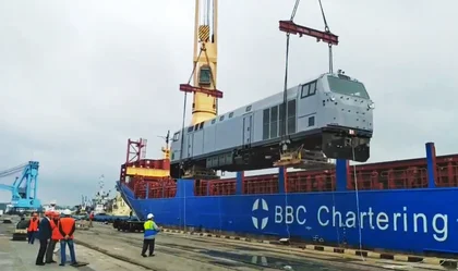 Another 7 General Electric locomotives Trident arrive in Ukraine