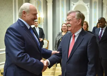 Ukrinform: Lukashenko, Bolton discuss situation in eastern Ukraine