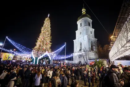 UNIAN: Kyiv’s Christmas tree enters top five most beautiful in Europe