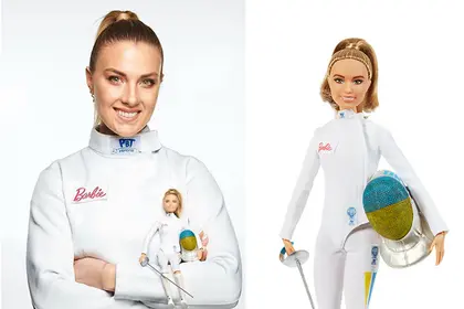 Barbie launches doll inspired by Ukrainian fencer Olga Kharlan
