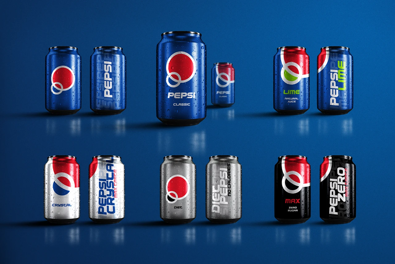 pepsi can designs over the years