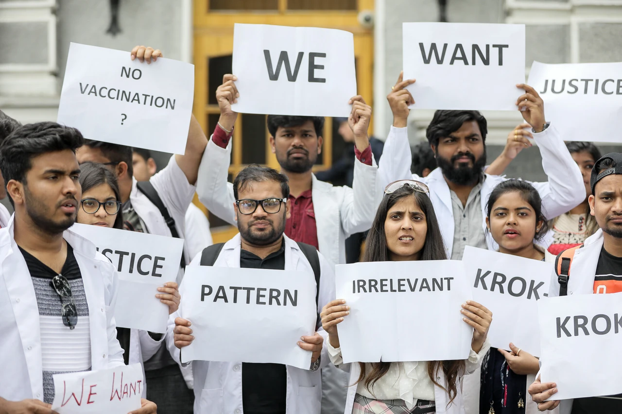 Indian students criticize medical exam Krok, ministry and locals disagree