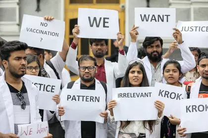 Indian students criticize medical exam Krok, ministry and locals disagree