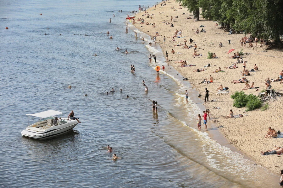 Swimming not recommended on Kyiv beaches