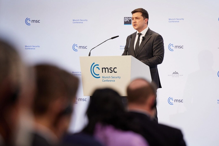 Ukrainian President Makes Historic Speech in Munich (English Translation)