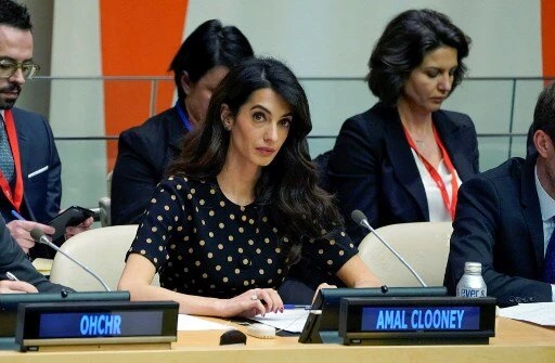 Amal Clooney Addresses UN on Accountability for War Crimes in Ukraine (Video)