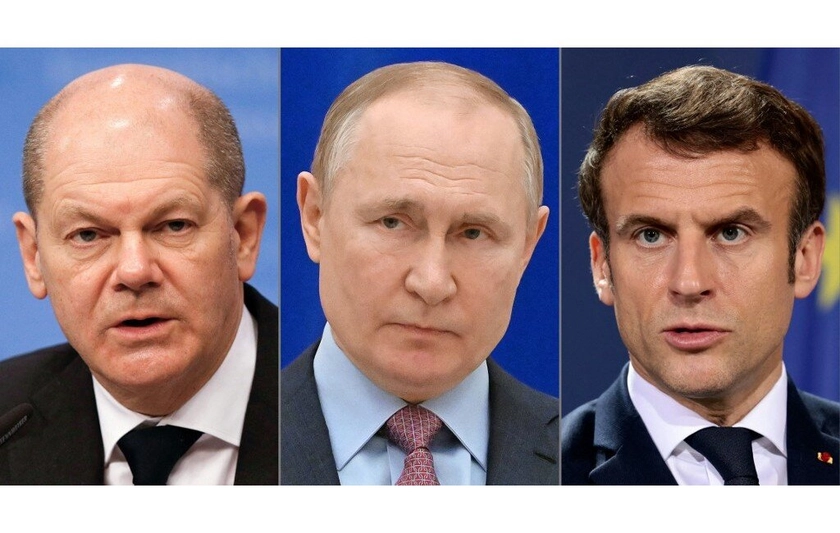 Scholz, Macron talk with Putin