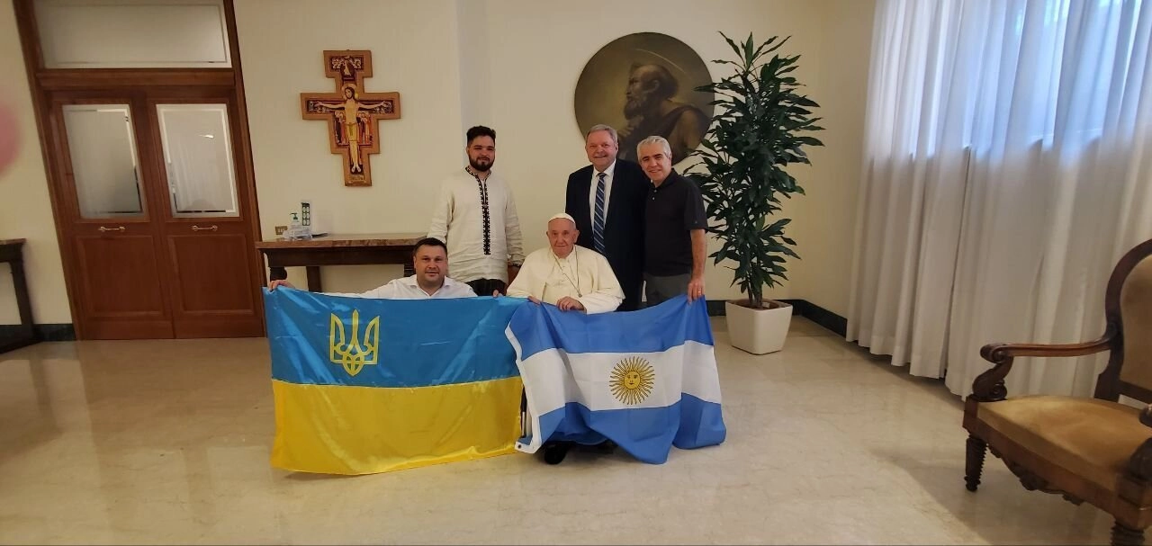 After meeting with Pope Francis