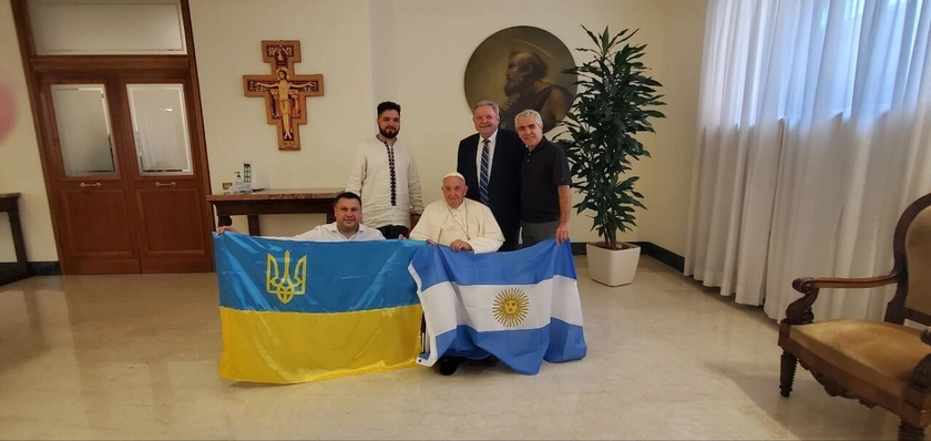 After meeting with Pope Francis