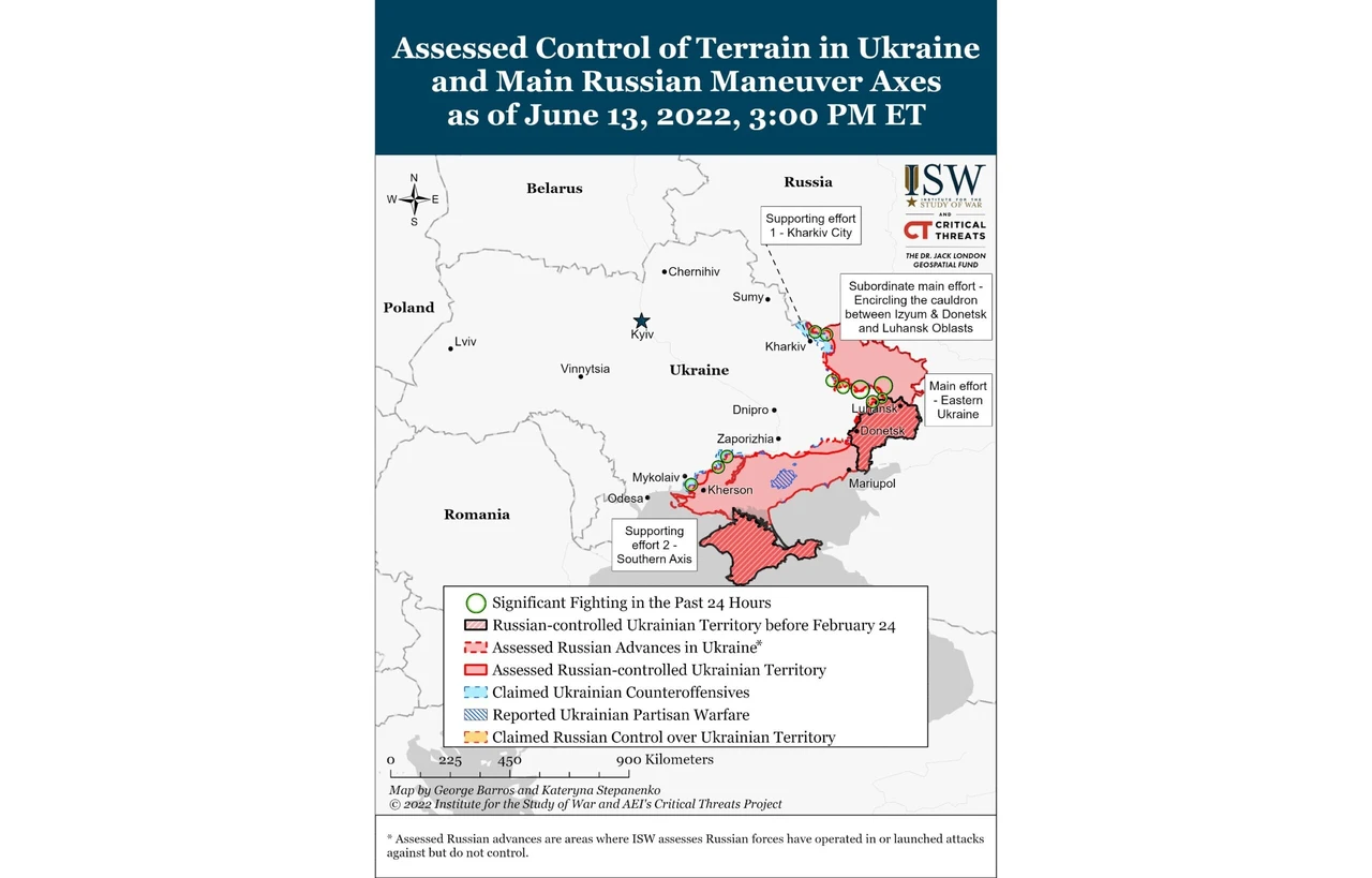 ISW Russian Offensive Campaign Assessment, June 13