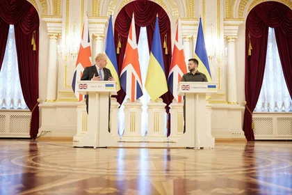 زيلينسكي في لقاء جديد في كييف مع رئيس الوزراء البريطاني