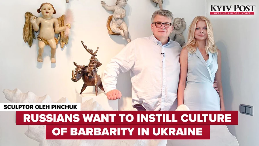 Russians want to instill culture of barbarity in Ukraine – Sculptor Oleh Pinchuk