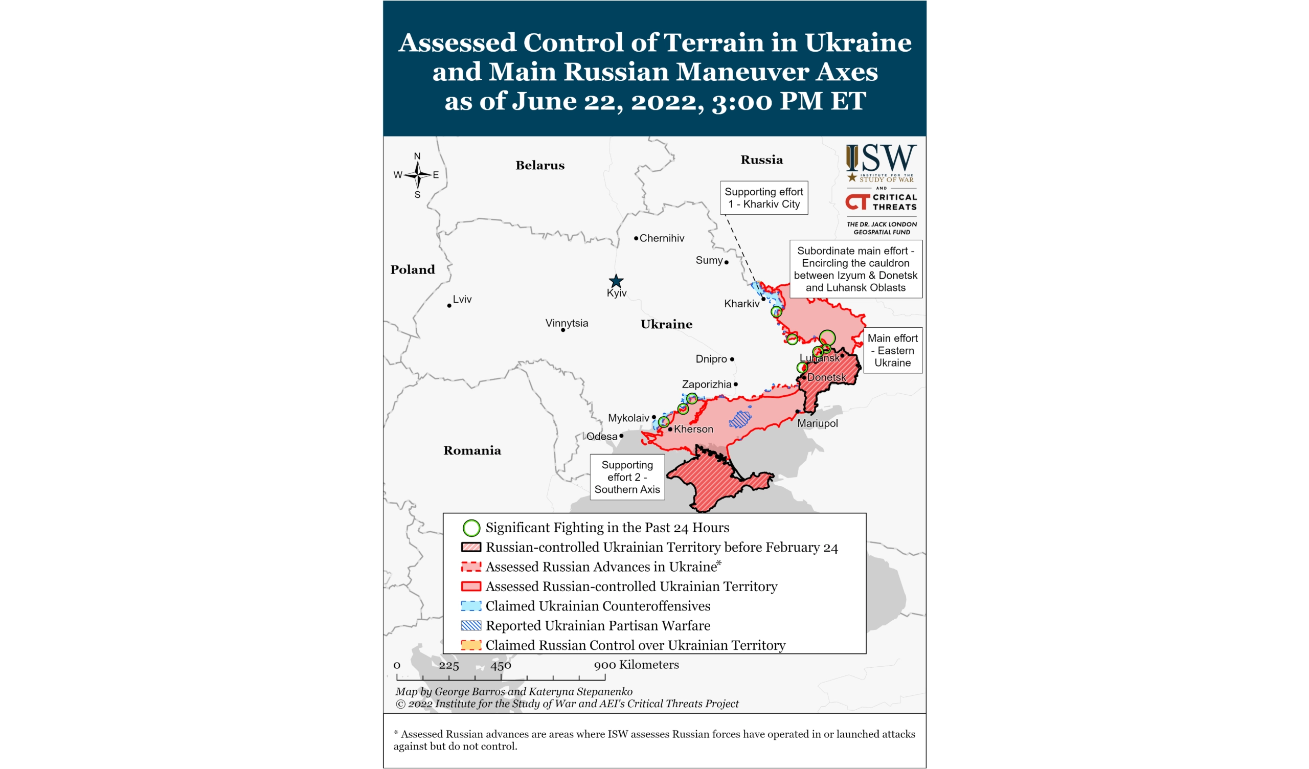 Russian Offensive Campaign Assessment, June 22