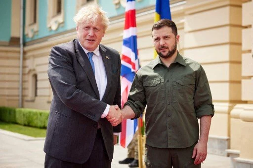 UK’s Johnson to invite Zelensky to UK to meet Queen