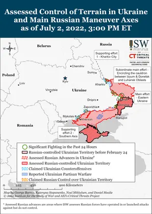 ISW Russian Offensive Campaign Assessment, July 2