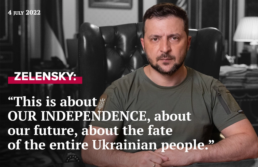 “This is About the Fate of the Entire Ukrainian People” – President Zelensky