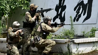 Inspired by Ukraine, civilians study urban warfare in Taiwan
