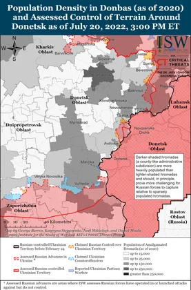 Найновіше від американського Інституту вивчення війни (ISW)