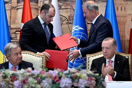 Ukraine and Russian separately sign landmark grain deal with UN and Turkey
