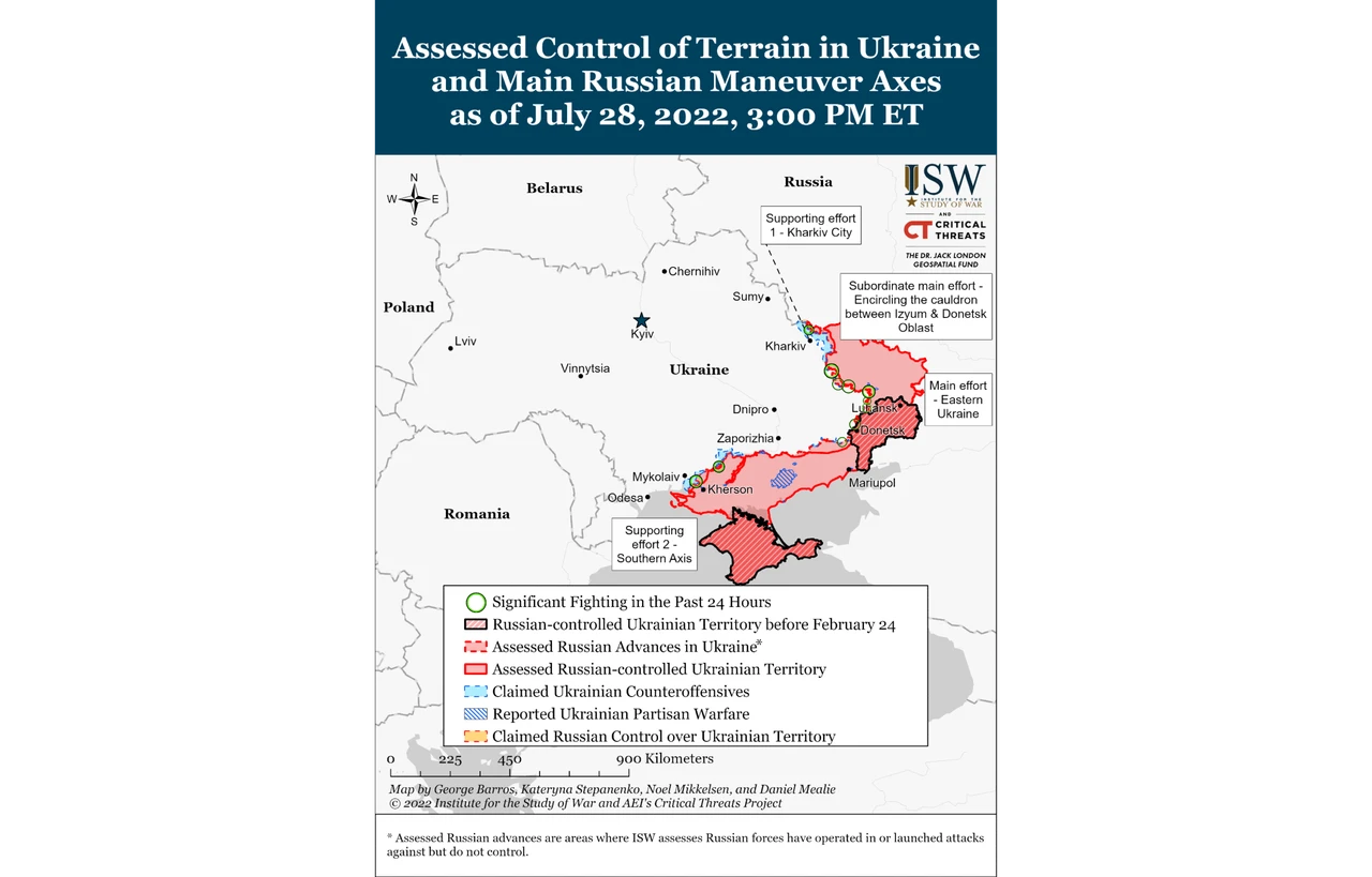 ISW Russian Offensive Campaign Assessment, July 28