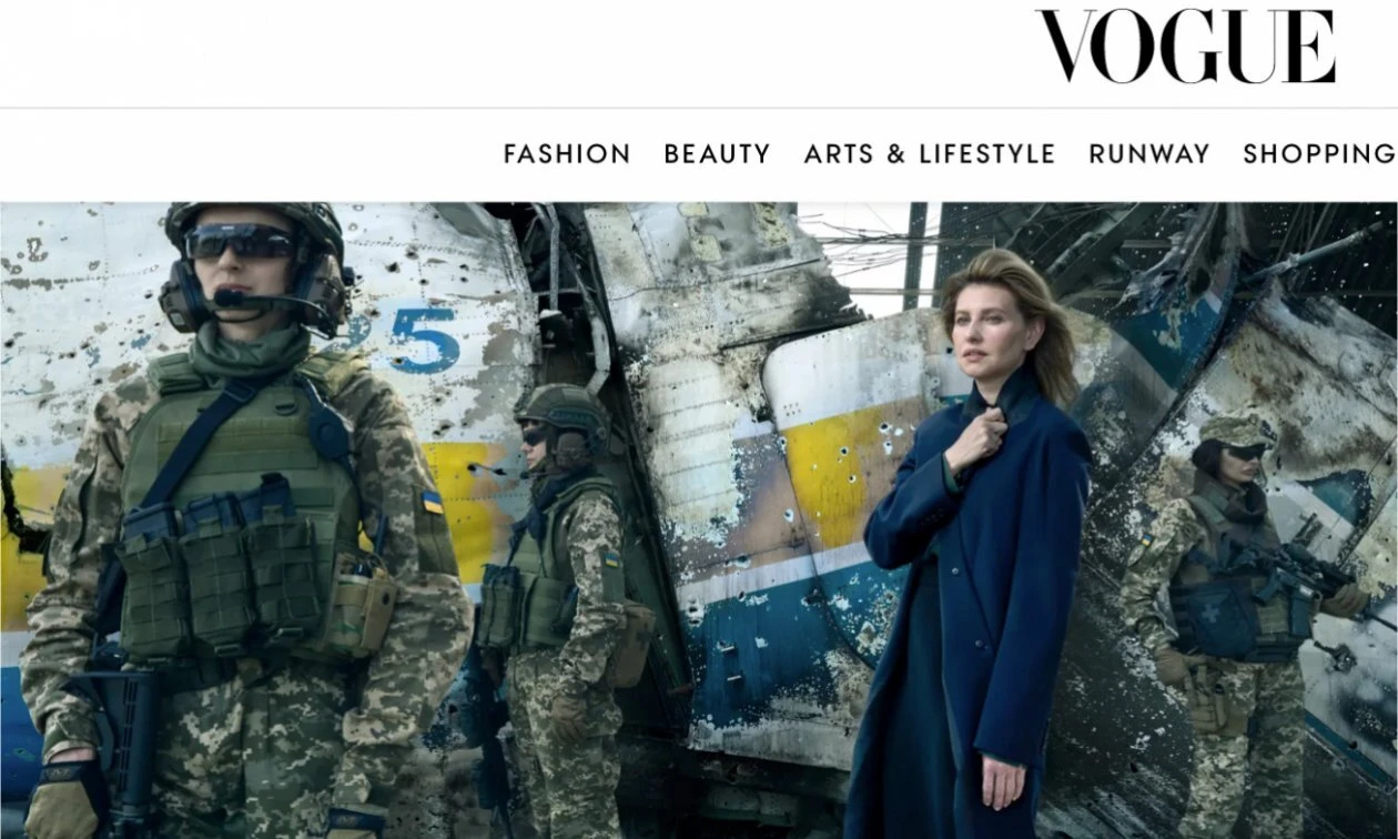 Eurotopics – Zelenska and Zelensky in Vogue
