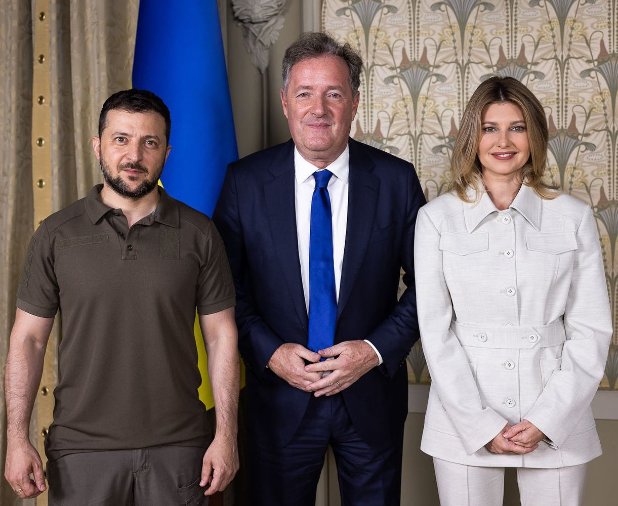 President Zelensky and First Lady Interviewed by Piers in Kyiv