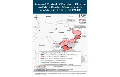 ISW Russian Offensive Campaign Assessment, July 31