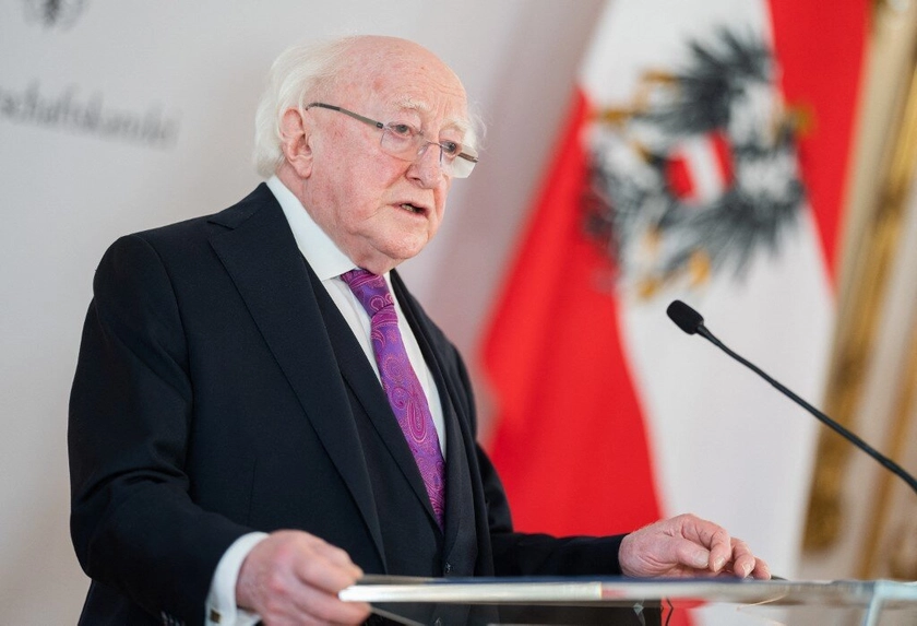 Irish president urged to clarify position on Russian war in Ukraine