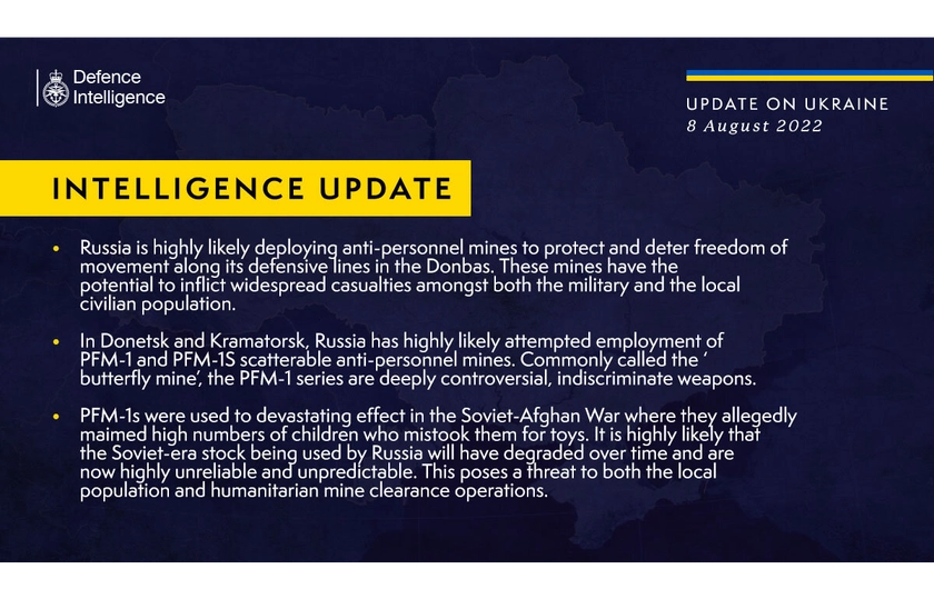 Інформація від військової розвідки Великої Британії про ситуацію в Україні