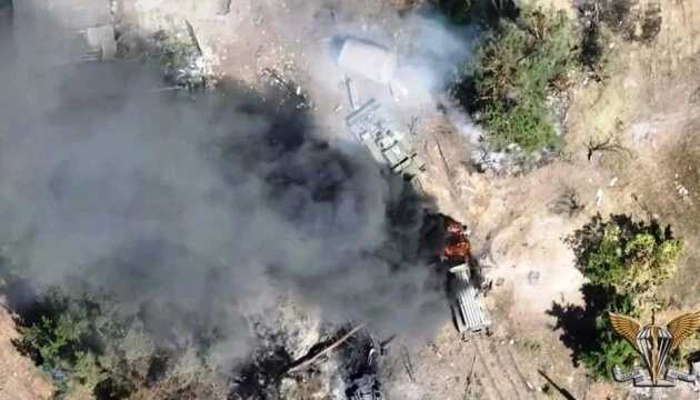 Russian Command Post Destroyed in South Ukraine