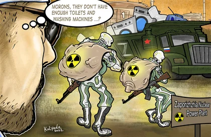 Serhiy Kolyada on Rasshist nuclear catastrophe blackmailers.