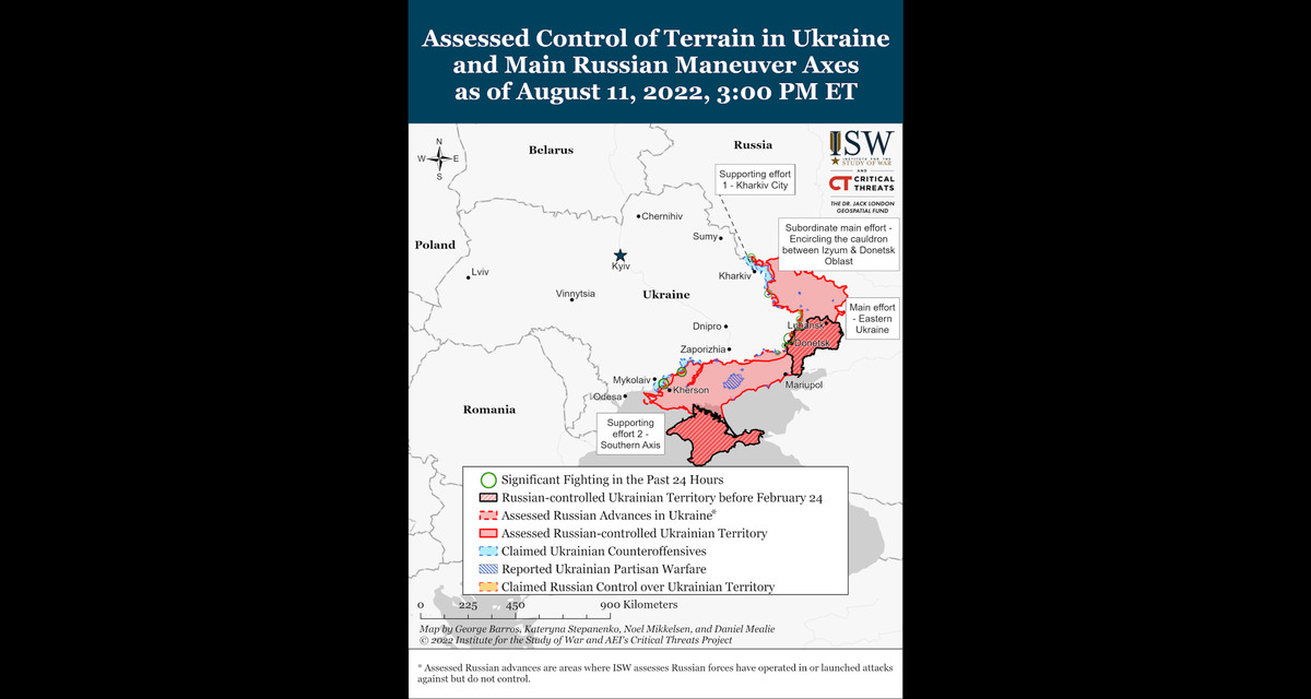 Russian Offensive Campaign Assessment, August 11, 2023