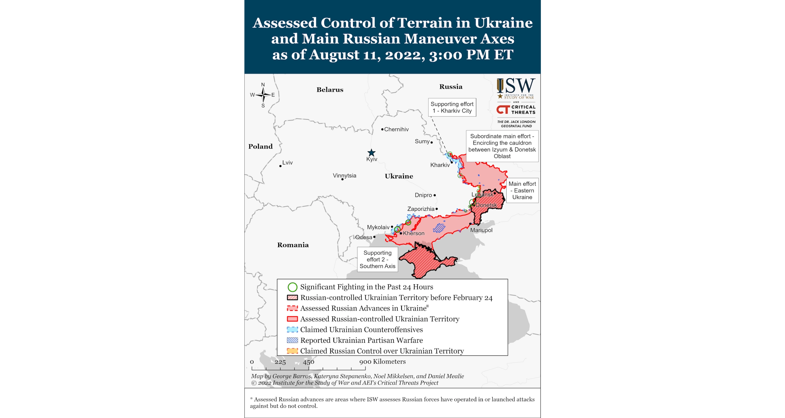 Найновіше від американського Інституту вивчення війни (ISW)