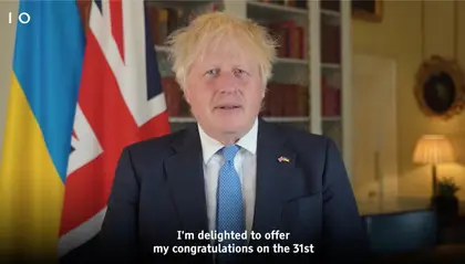 Boris Johnson’s greetings on Ukraine’s 31st Independence Day