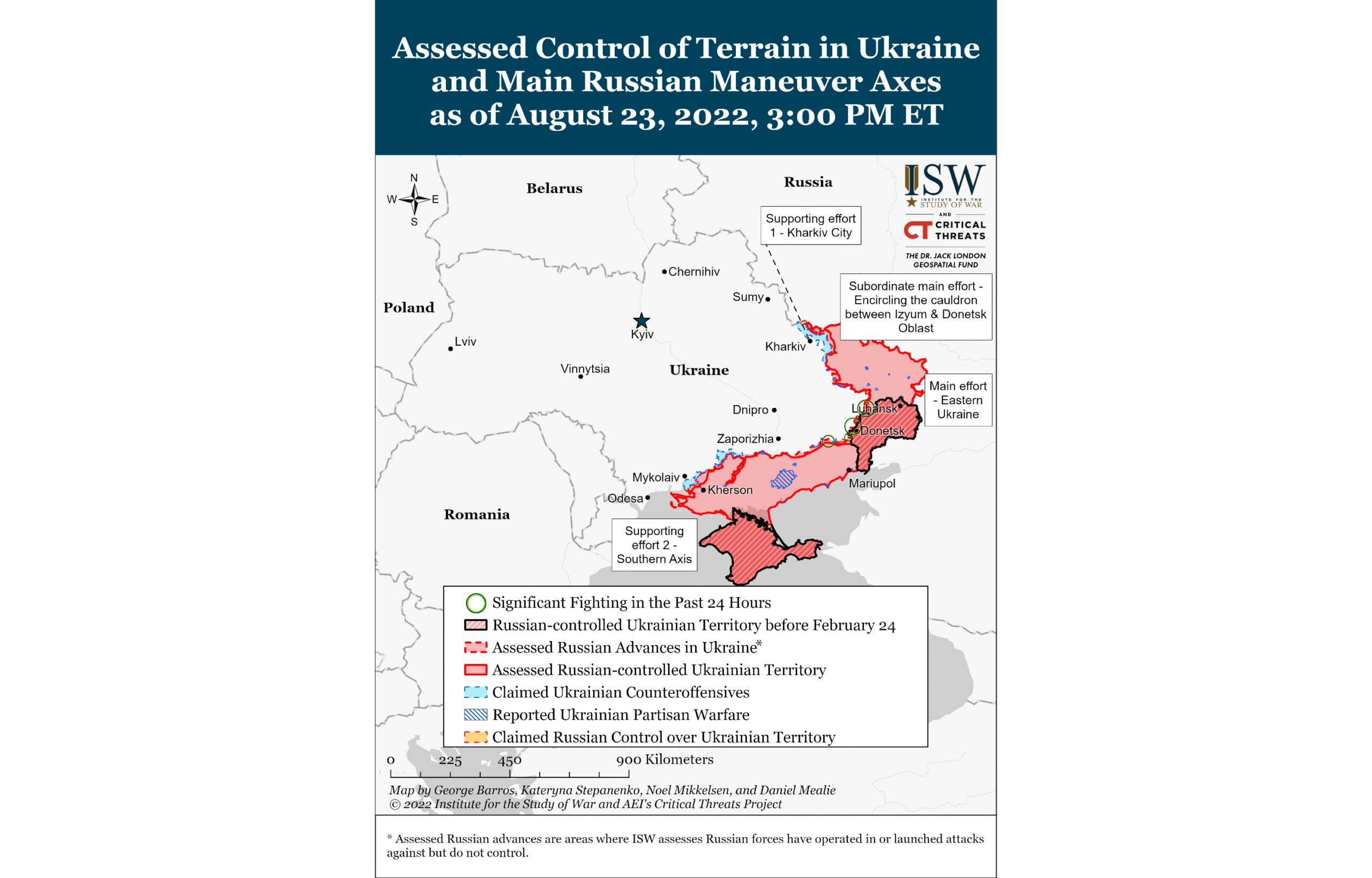 ISW Russian Offensive Campaign Assessment, August 23